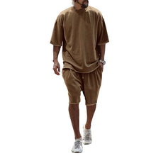 Load image into Gallery viewer, Sports suit casual loose short sleeved T-shirt shorts trendy men's clothing