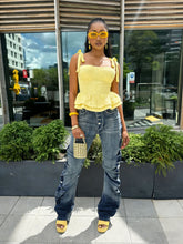 Lade das Bild in den Galerie-Viewer, Street Style Pleated Catwhisker Slim Fit Washed Stack Denim Pants