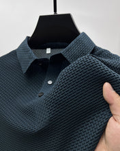 Lade das Bild in den Galerie-Viewer, Mesh Ice Silk Short Sleeve T-shirt Mens Clothing