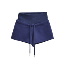 Load image into Gallery viewer, Casual White Shorts for Women, Lightweight High-Waisted A-Line Wide Leg Shorts