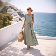 Lade das Bild in den Galerie-Viewer, A-line Dress Women Vacation StyleFashion Summer Mediterranean Casual Dress