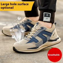 Cargar imagen en el visor de la galería, Zapatos de seguridad transpirables de verano para hombre