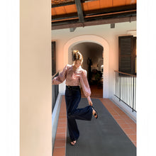 Load image into Gallery viewer, High waisted wide leg jeans for women
