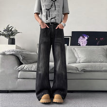 Load image into Gallery viewer, Street Style Slim Fit Straight Leg Jeans for Men