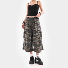 Load image into Gallery viewer, Camouflage Cargo Shorts for Women