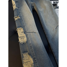 Load image into Gallery viewer, Street Style Ripped Straight Leg Jeans for Men