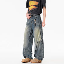 Load image into Gallery viewer, Mens Washed Gradient Denim Pants