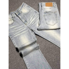 Load image into Gallery viewer, slim-fit stretch skinny jeans men's casual long pants