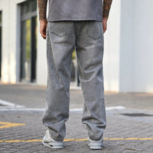 Load image into Gallery viewer, Casual Comfortable Men's Vintage Washed Grey Denim Pants