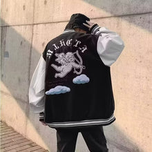 Load image into Gallery viewer, Vintage Embroidery College Bomber Jacket