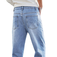 Load image into Gallery viewer, Men's Vintage Washed Denim Pants,