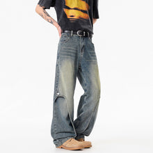 Load image into Gallery viewer, Mens Washed Gradient Denim Pants