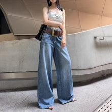 Load image into Gallery viewer, Loose Wide-Leg Straight Cut Jeans for Women