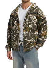 Load image into Gallery viewer, Men's Camouflage Zip-Up Hoodie Coat