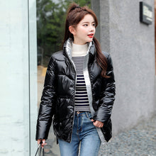 Load image into Gallery viewer, Parka Warm Female Cotton Padded Jacket Casual