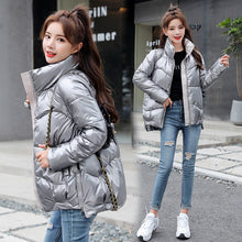 Load image into Gallery viewer, Parka Warm Female Cotton Padded Jacket Casual