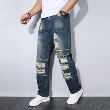 Lade das Bild in den Galerie-Viewer, Men's Straight Wrinkle-resistant Loose Casual Jeans