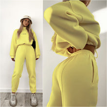Load image into Gallery viewer, Women's Printed Hoodie Set, Two-Piece Outfit