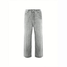 Load image into Gallery viewer, Casual Men's Gray Designer Jeans, Fashion Distressed Vintage Washed Denim Pants