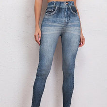 Load image into Gallery viewer, Retro Denim-Style High-Elastic Butt-Lifting Yoga Leggings
