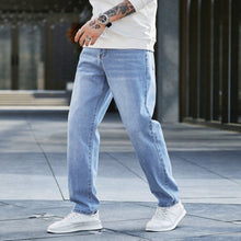 Load image into Gallery viewer, Men's Vintage Washed Denim Pants,