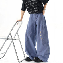 Load image into Gallery viewer, High Waist Men's Arc Fashion Patchwork Star Jeans