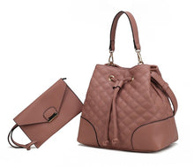 Lade das Bild in den Galerie-Viewer, MKF Wendy Bucket Bag with Wristlet by Mia K