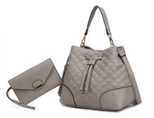 Lade das Bild in den Galerie-Viewer, MKF Wendy Bucket Bag with Wristlet by Mia K