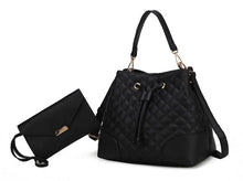 Lade das Bild in den Galerie-Viewer, MKF Wendy Bucket Bag with Wristlet by Mia K