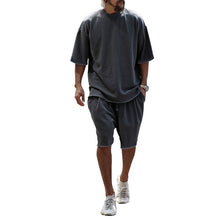 Load image into Gallery viewer, Sports suit casual loose short sleeved T-shirt shorts trendy men's clothing