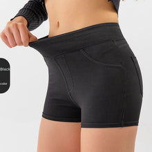 Load image into Gallery viewer, High Waist Hip Lifting Yoga Cowboy Shorts-Slimming & Abdominal Compression