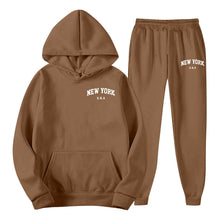 Load image into Gallery viewer, Men's Hoodie Set Solid Color Two-Piece