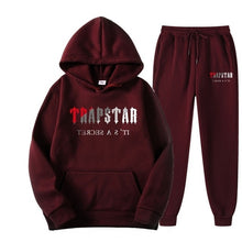 Load image into Gallery viewer, Men's Oversized Letter Print Hoodie and Sweatpants Two-Piece Set