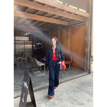 Load image into Gallery viewer, High waisted slightly flared jeans for women