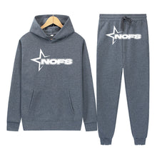 Load image into Gallery viewer, Y2K Goth Punk Rock Streetwear NOES Unisex Two-Piece Hoodie Set
