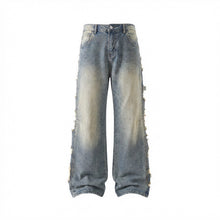 Load image into Gallery viewer, Street Style Ripped Straight Leg Jeans for Men
