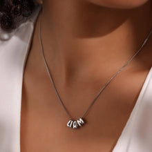 Load image into Gallery viewer, DIY personalized European and American jewelry, English name letter necklace, stainless steel collarbone chain