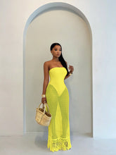 Lade das Bild in den Galerie-Viewer, Two Piece Strapless Hollow Dess Set