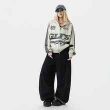 Load image into Gallery viewer, Suede zipper hoodie for men