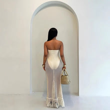 Lade das Bild in den Galerie-Viewer, Two Piece Strapless Hollow Dess Set
