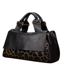 Load image into Gallery viewer, Chic Genuine Leather Large Capacity Handbag Women's Bag Fashion Leopard Print Tote Bag Soft Leather Lady Bag