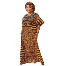 Cargar imagen en el visor de la galería, African Women's Printed Loose Dress