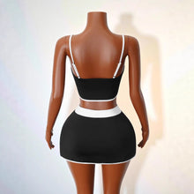 Load image into Gallery viewer, Two Piece Vest and Hip Skirt Set