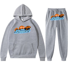 Load image into Gallery viewer, Men's Loose Graphic Print Long Sleeve Hooded Sweatshirt Two-Piece Set