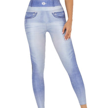 Load image into Gallery viewer, Barbie Denim Peach Yoga Pants-Slim Fitness Leggings