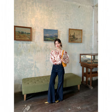 Load image into Gallery viewer, High waisted wide leg jeans for women
