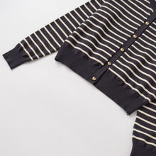 Load image into Gallery viewer, Casual striped knitted jacket for women's clothing