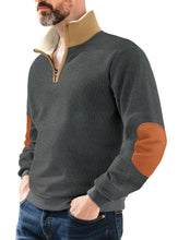 Load image into Gallery viewer, Half zip hoodie for men