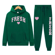 Load image into Gallery viewer, Punk Rock Street Style Hoodie Sweatshirt Two-Piece Set