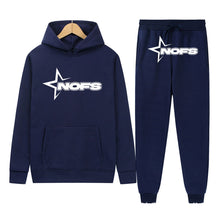 Load image into Gallery viewer, Y2K Goth Punk Rock Streetwear NOES Unisex Two-Piece Hoodie Set